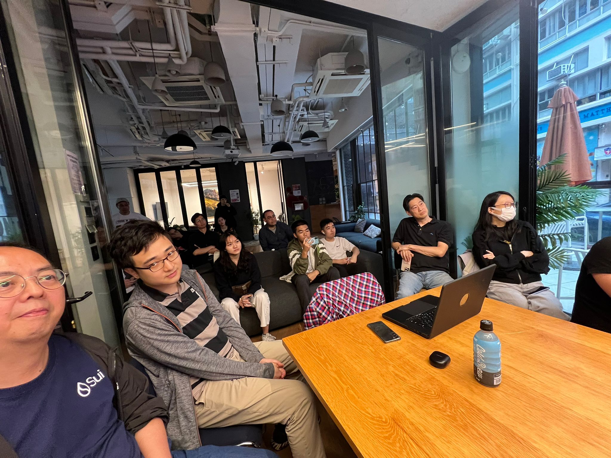 Audience seated and engaged during the workshop session