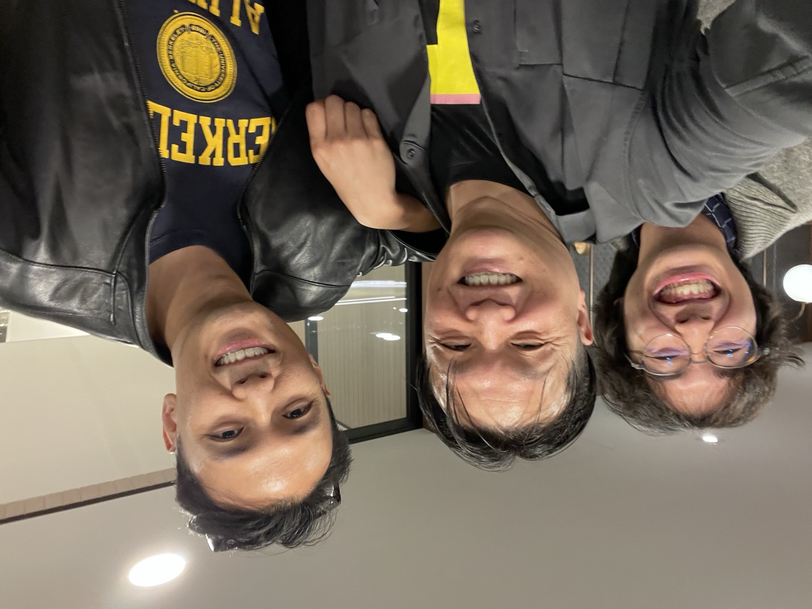 Berkeley alumni selfie at the event