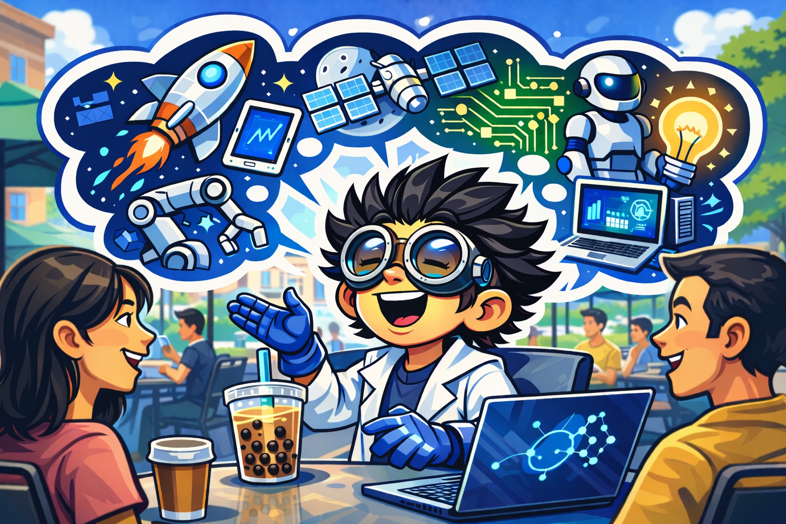 Boba and Tech event graphic