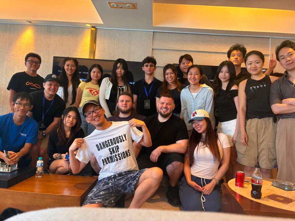 The under-30 crew together at Lunatechs AI Demo Day in Hong Kong